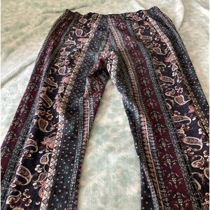 Multi colored palazzo pants